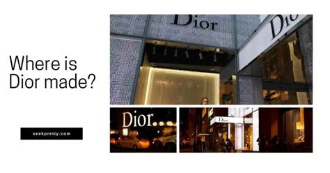 where is dior made from.